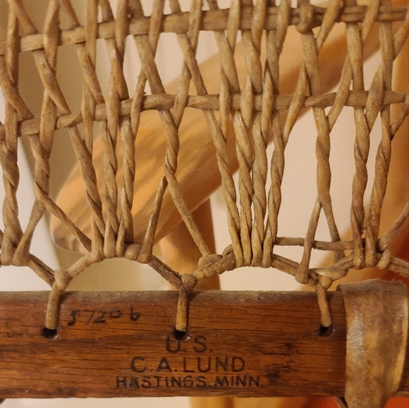 Rare Vintage Military Snowshoes 1942 Matching - Picture 7 of 8